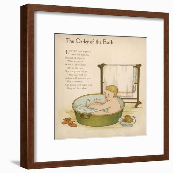 Baby in the Bath-null-Framed Art Print