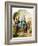 Baby Jesus and Family Leaving-null-Framed Art Print