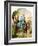 Baby Jesus and Family Leaving-null-Framed Art Print