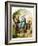 Baby Jesus and Family Leaving-null-Framed Art Print