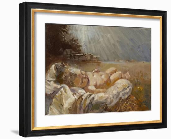 Baby Jesus-Hal Frenck-Framed Giclee Print