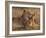 Baby Lion with Mother-Henry Jager-Framed Photographic Print