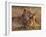 Baby Lion with Mother-Henry Jager-Framed Photographic Print