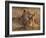 Baby Lion with Mother-Henry Jager-Framed Photographic Print