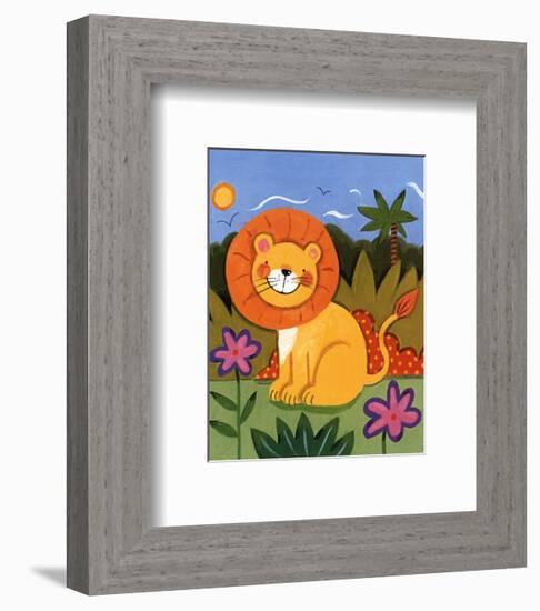 Baby Lion-Sophie Harding-Framed Art Print