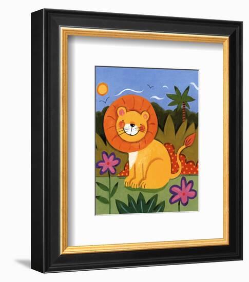 Baby Lion-Sophie Harding-Framed Art Print