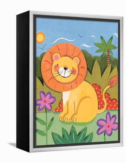 Baby Lion-Sophie Harding-Framed Stretched Canvas