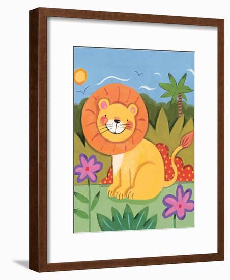 Baby Lion-Sophie Harding-Framed Premium Giclee Print