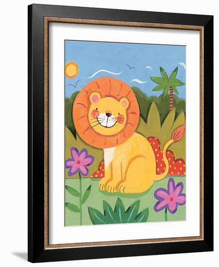 Baby Lion-Sophie Harding-Framed Art Print