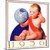 "Baby New Year 1936,"January 1, 1936-William Meade Prince-Mounted Giclee Print