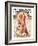 "Baby New Year Charting 1933," Saturday Evening Post Cover, December 31, 1932-Joseph Christian Leyendecker-Framed Giclee Print