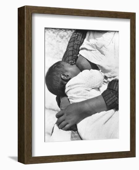 Baby Nursing (Conchita with Her Mother Luz Jimenez), Mexico City, 1926-Tina Modotti-Framed Giclee Print