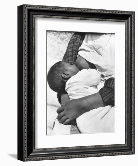 Baby Nursing (Conchita with Her Mother Luz Jimenez), Mexico City, 1926-Tina Modotti-Framed Giclee Print