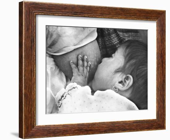 Baby Nursing (Conchita with Her Mother Luz Jimenez), Mexico City, 1926-Tina Modotti-Framed Giclee Print