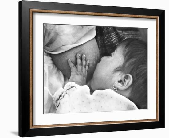 Baby Nursing (Conchita with Her Mother Luz Jimenez), Mexico City, 1926-Tina Modotti-Framed Giclee Print