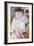 Baby on the Arm of Her Mother-Mary Cassatt-Framed Art Print