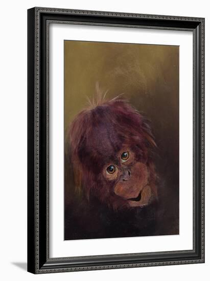 Baby orang-utan 2, 2010-Odile Kidd-Framed Giclee Print