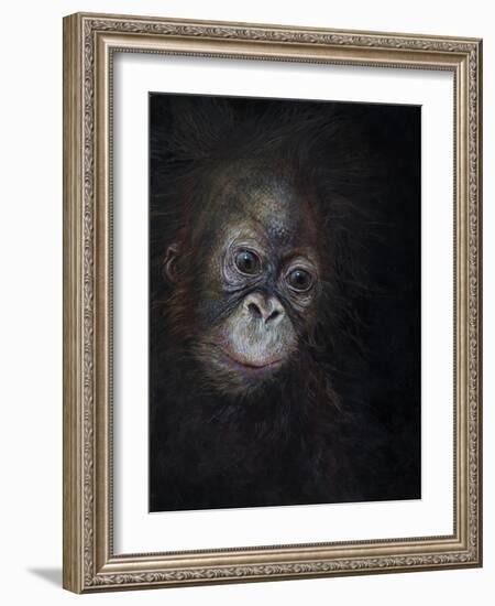 Baby orang-utan 3, 2015-Odile Kidd-Framed Giclee Print