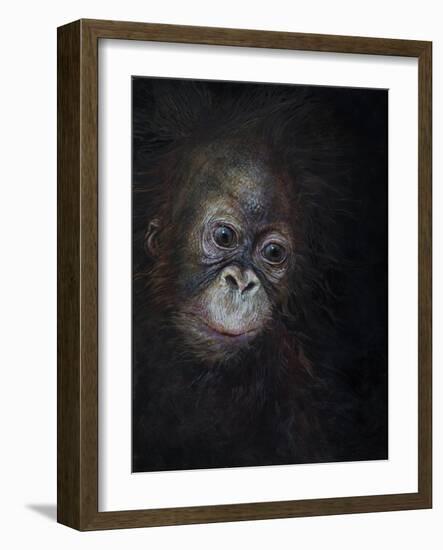 Baby orang-utan 3, 2015-Odile Kidd-Framed Giclee Print