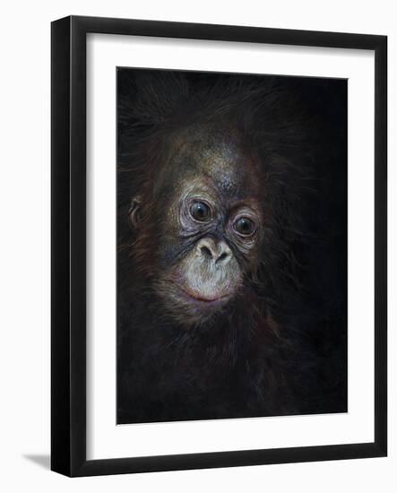 Baby orang-utan 3, 2015-Odile Kidd-Framed Giclee Print