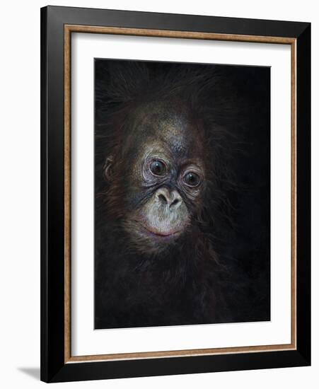 Baby orang-utan 3, 2015-Odile Kidd-Framed Giclee Print