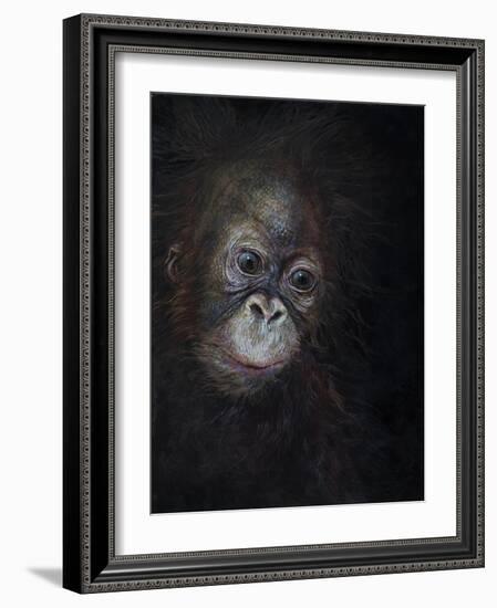 Baby orang-utan 3, 2015-Odile Kidd-Framed Giclee Print