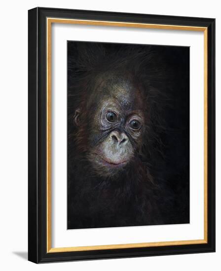 Baby orang-utan 3, 2015-Odile Kidd-Framed Giclee Print