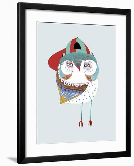 Baby Owl Dude-Ashley Percival-Framed Giclee Print