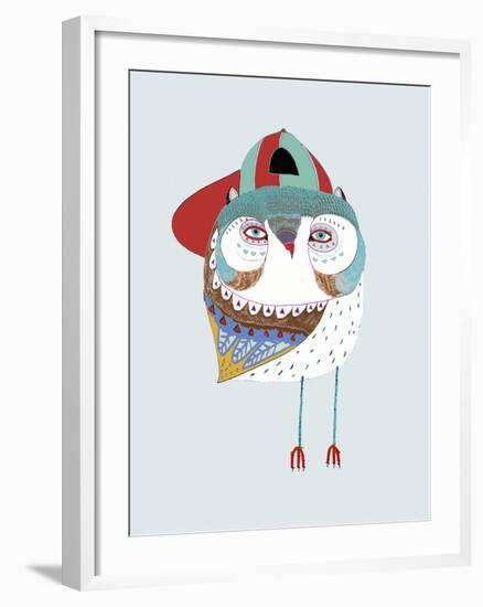 Baby Owl Dude-Ashley Percival-Framed Giclee Print