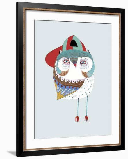 Baby Owl Dude-Ashley Percival-Framed Giclee Print