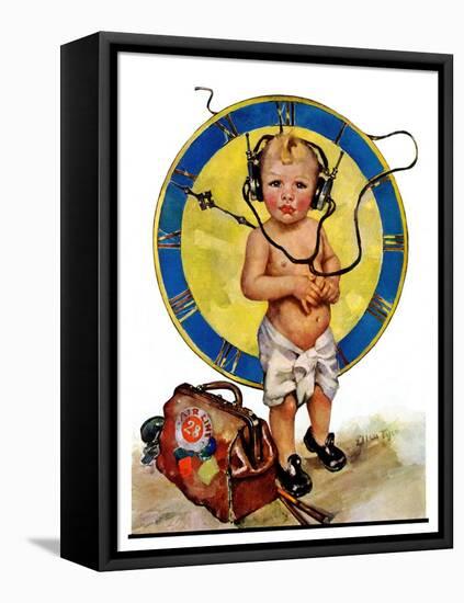 "Baby Pilot,"January 28, 1928-Ellen Pyle-Framed Premier Image Canvas