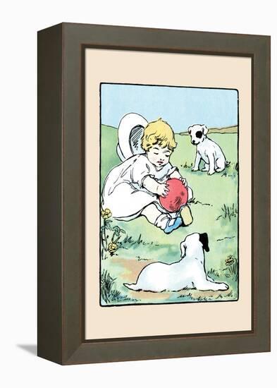 Baby Plays All the Time-Julia Dyar Hardy-Framed Stretched Canvas