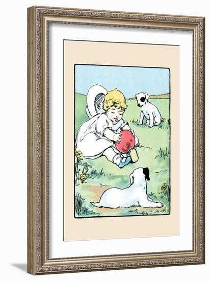 Baby Plays All the Time-Julia Dyar Hardy-Framed Art Print