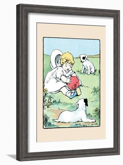 Baby Plays All the Time-Julia Dyar Hardy-Framed Art Print