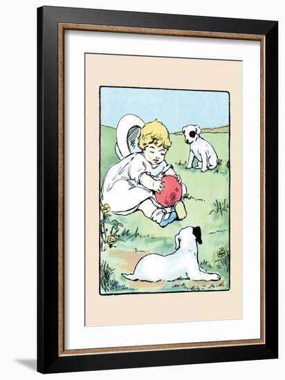 Baby Plays All the Time-Julia Dyar Hardy-Framed Art Print