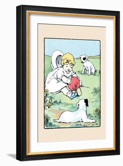 Baby Plays All the Time-Julia Dyar Hardy-Framed Art Print