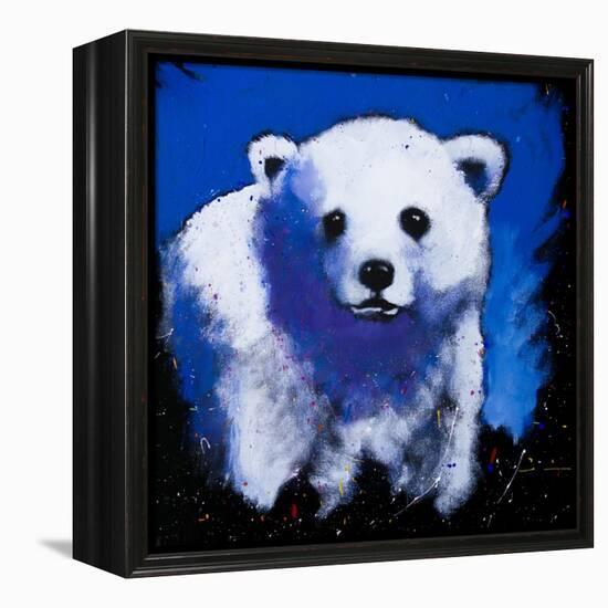 Baby Polar Bear-null-Framed Stretched Canvas