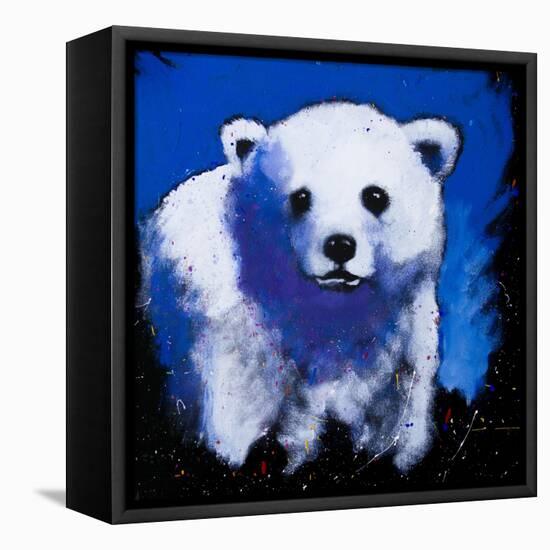 Baby Polar Bear-null-Framed Stretched Canvas
