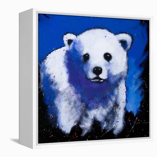 Baby Polar Bear-null-Framed Stretched Canvas