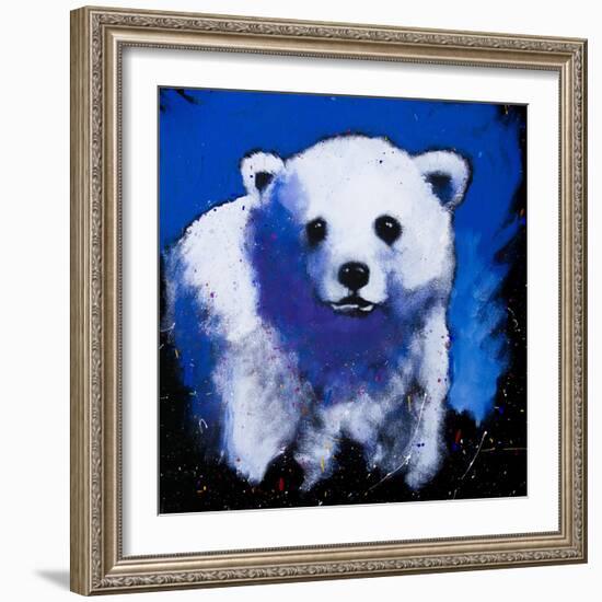 Baby Polar Bear-null-Framed Art Print