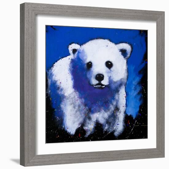 Baby Polar Bear-null-Framed Art Print