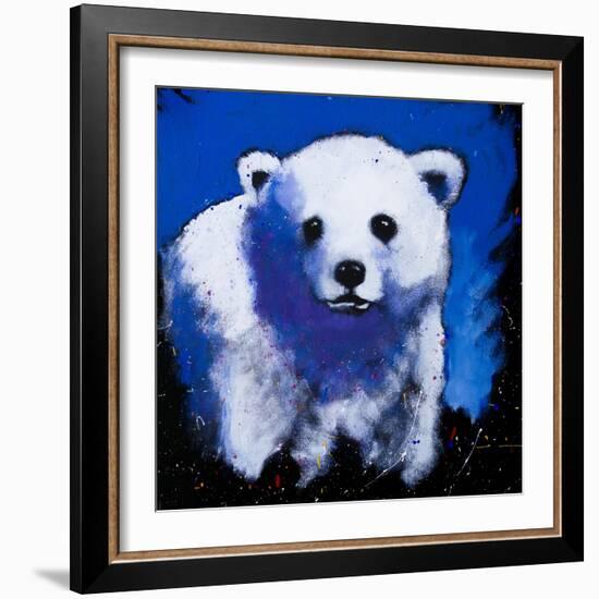 Baby Polar Bear-null-Framed Art Print