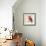 Baby Red Bird II-Patricia Pinto-Framed Art Print displayed on a wall