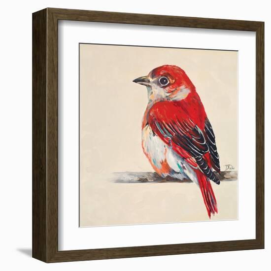 Baby Red Bird II-Patricia Pinto-Framed Art Print