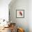 Baby Red Bird II-Patricia Pinto-Framed Art Print displayed on a wall