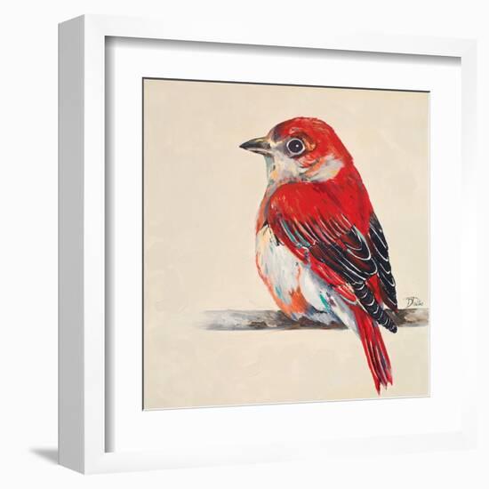 Baby Red Bird II-Patricia Pinto-Framed Art Print