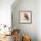 Baby Red Bird II-Patricia Pinto-Framed Art Print displayed on a wall