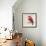 Baby Red Bird II-Patricia Pinto-Framed Art Print displayed on a wall