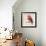 Baby Red Bird II-Patricia Pinto-Framed Art Print displayed on a wall