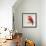 Baby Red Bird II-Patricia Pinto-Framed Art Print displayed on a wall